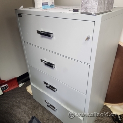 Gardex Grey 4 Drawer Lateral Fire Proof Cabinet